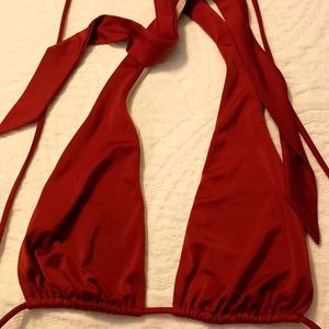 WE ARE HAH multi way bikini top in rust